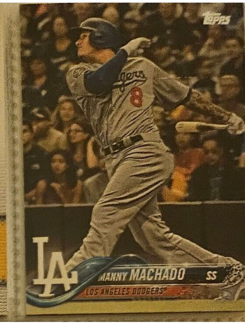 2018 Topps Update Manny Machado Los Angeles Dodgers #US8